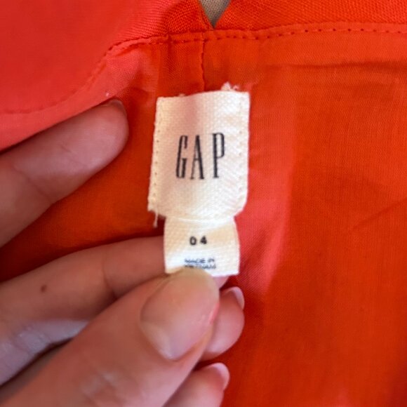 Gap Orange Linen Dress - Picture 6 of 7